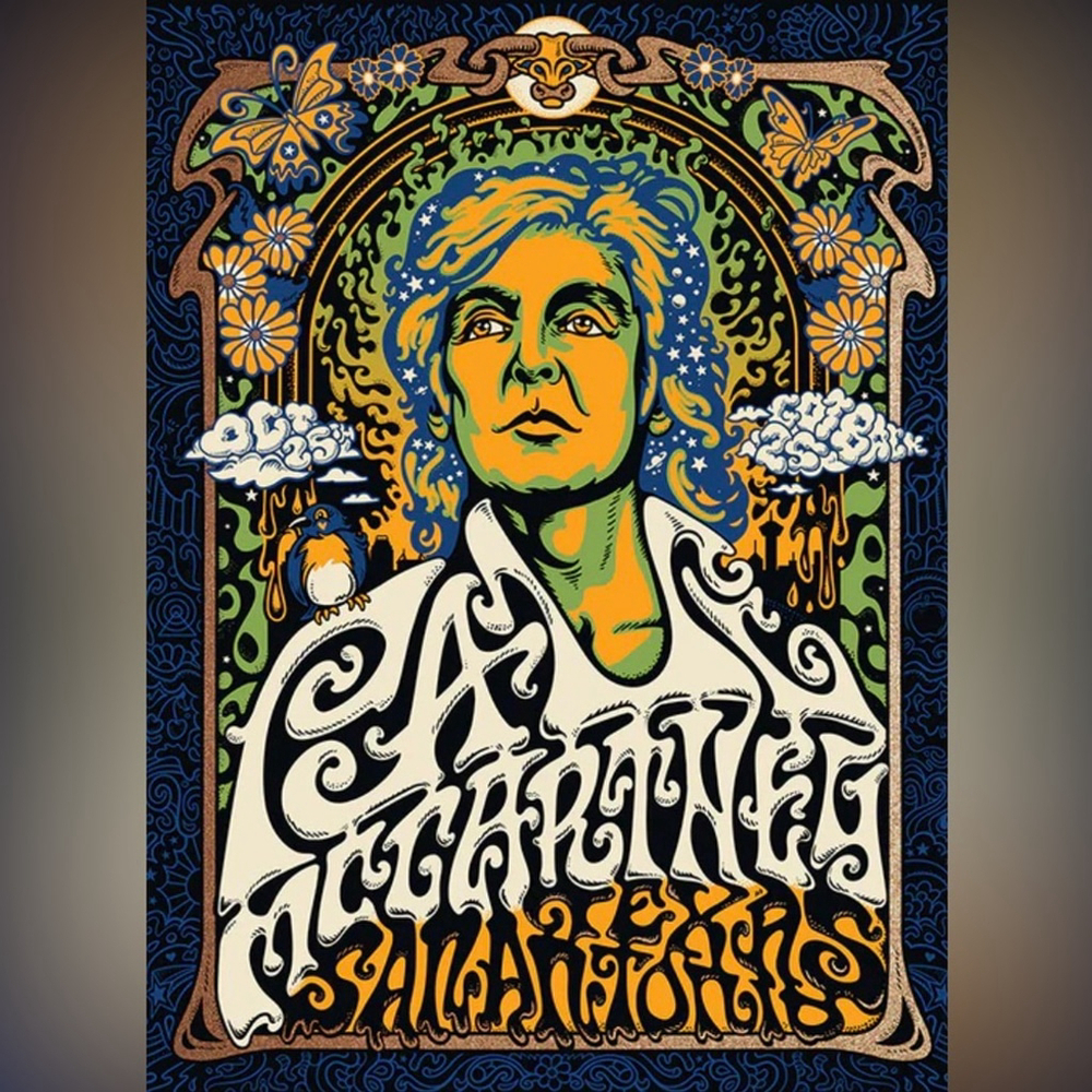 Paul McCartney Got Back 2025 San Antonio Event Poster Original | Mint Condition